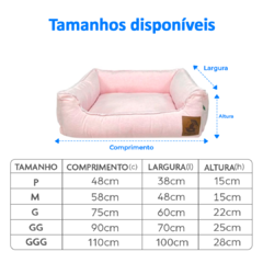 Cama em Linho 100% Reciclado Mabuu Pet - Rosa na internet