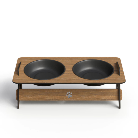 Comedouro Elevado em MDF -- Conforto e Estilo nas Refeições do Seu Pet - comprar online