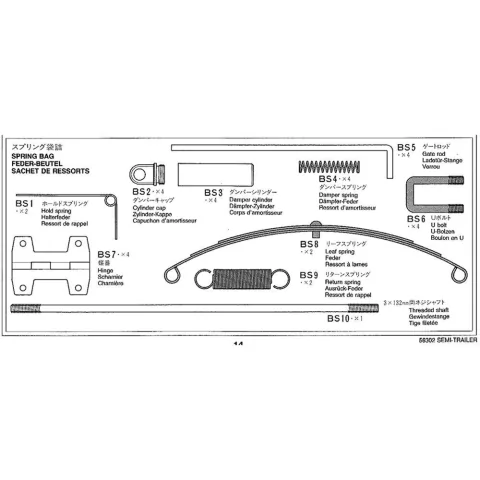 Spring bag para Semi Trailer