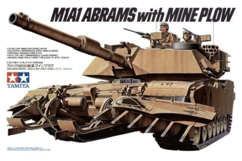 1/35 U.S. M1A1 Abrams W/ Mine Plow - comprar online