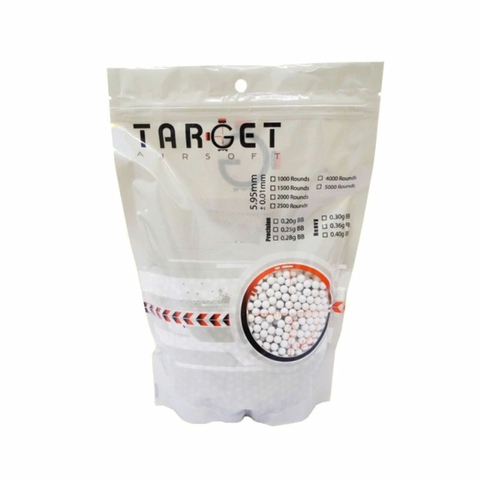 BBS AIRSOFT 0.25g 5000 UNIDADE TARGET