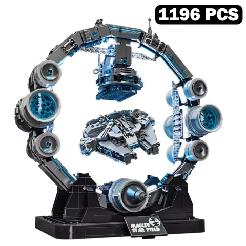 MOC Técnico Maglev Falcon – Nave Espacial com Suspensão Magnética, Blocos de montar