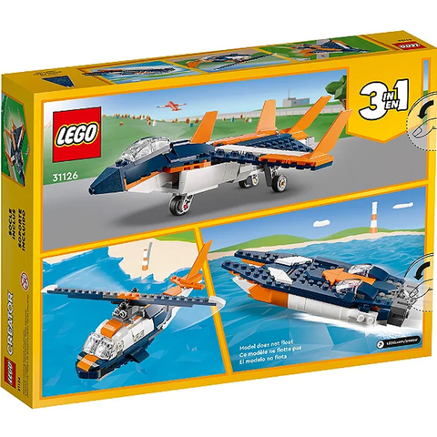 LEGO Creator - Jato supersônico - 31126