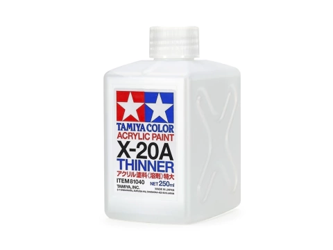 Diluente Thinner Acrílico X-20A (250ml) - Tamiya