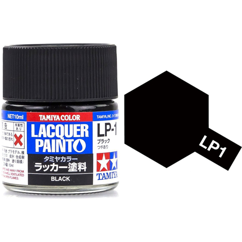 Tinta Laca LP-1 Preto - Tamiya