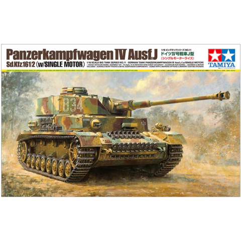 1/16 German Pz.Kpfw IV Ausf. J w/Single Motor