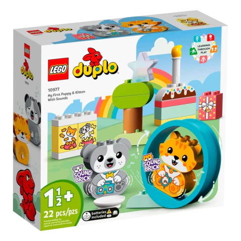 LEGO Duplo Cachorrinho e Gatinho de Estimação com sons