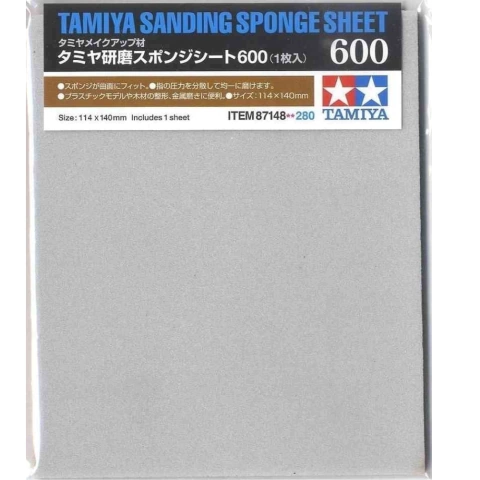 Lixa Esponja 600 - Tamiya