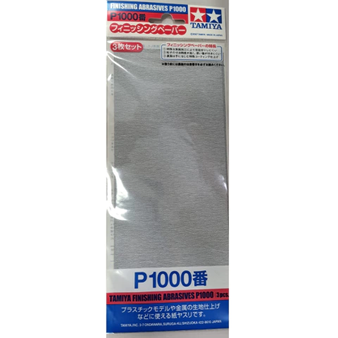 Lixas de Acabamento P1000 3 Folhas