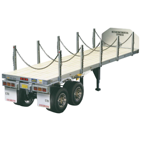 1/14 Flatbed Semi-Trailer - (Montado)