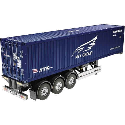 1/14 RC Container Trailer NYK 40ft 3-Axle - (Montado)