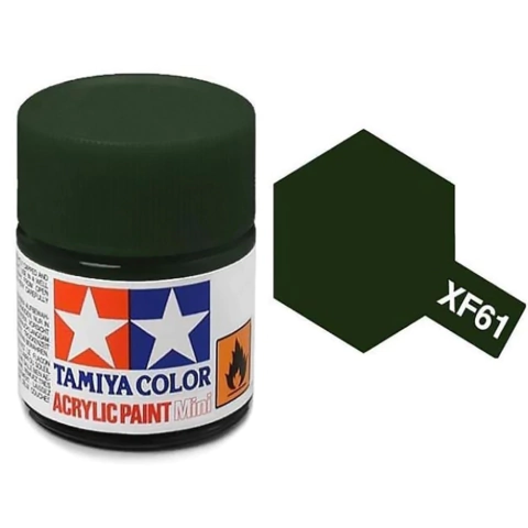 Tinta acrílica XF-61 Verde Escuro (10ml) - Tamiya
