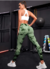 LEGGING TIE DYE VERDE COM MANCHAS VERDE ESCURO na internet