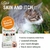 HomeoPet Feline Skin & Itch - Natural Cat Skin-Soothing Medicine - Gotas Homeopáticas para la piel y la picazón x 15ml - comprar online