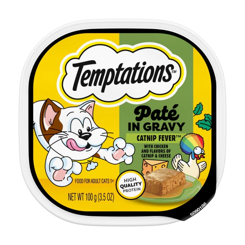 Temptations Chicken Catnip Fever Pate in Gravy - Paté de pollo y catnip en salsa x 100g - comprar online