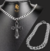 Colar de cruz+Pulseira