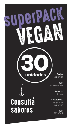 SUPER PACK VEGAN X25 unidades + 5 de regalo