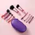 Kit 10 mini pincéis para Maquiagem com estojo bolsa para viagem - comprar online