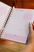 Planner Diário Permanente Seja Forte e Corajosa - Coleção Cherry - Constelações de Letras