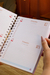 Agenda Permanente Cherry - 2 Dias por Página - Coleção Cherry - loja online