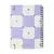 CADERNO ESPIRAL MELISSA PAUTADO 20X28 CASA DAS ABELHAS LILAS 160 FLS - comprar online