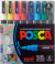 PC-3M-8C - CANETA POSCA ESTOJO C/8 CORES
