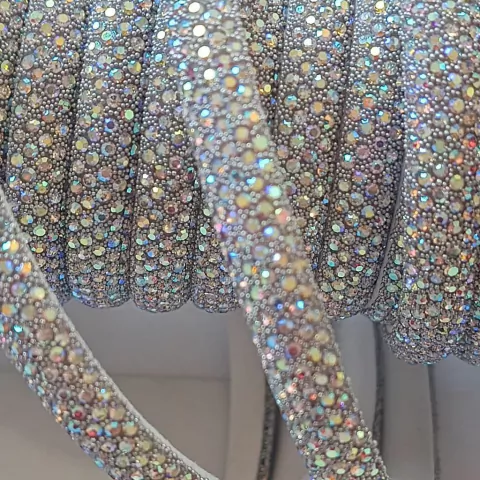 Tubo de Strass Meia Cana - ornellas pedrarias armarinhos e artesanato
