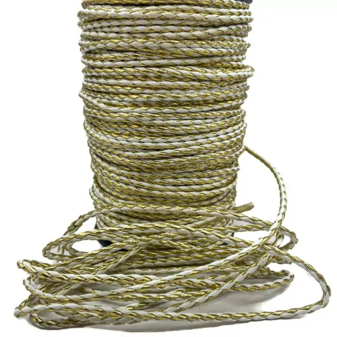 Couro Trançado 4mm