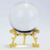 Bola de cristal transparente