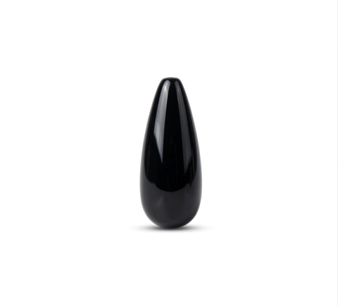 Gota de Pedra Natural Meio Furo 10x25MM - Unidade