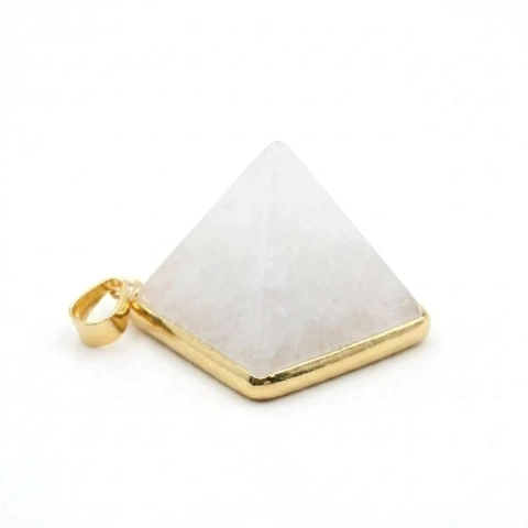 Pingente Pirâmide de Pedra Natural 19MM - UN - comprar online