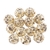 Entremeio Esfera com Strass - ornellaspedrarias.com.br
