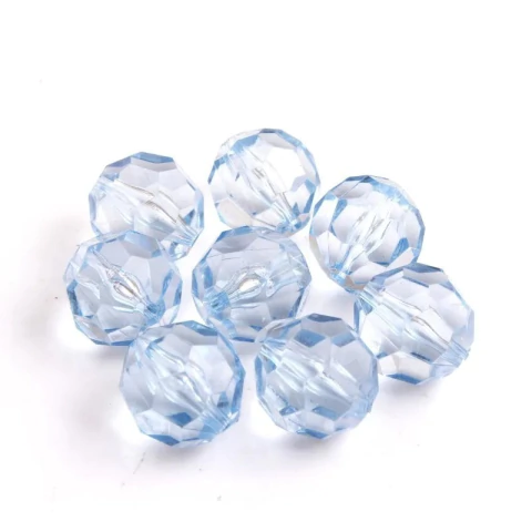 Bola acrílica facetada 16mm - ornellas pedrarias armarinhos e artesanato