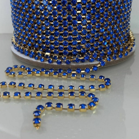 Strass em metro SS16 / PP32 (Corrente)