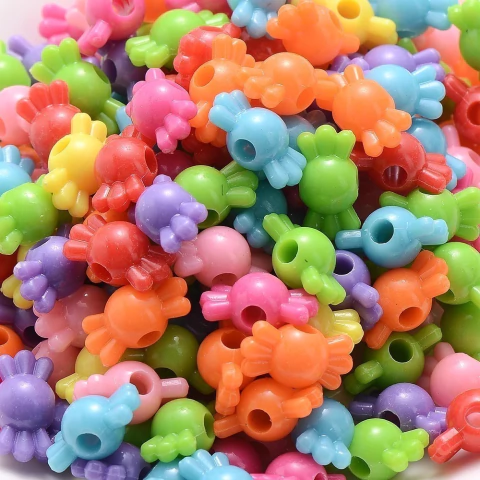 Miçangas Entremeio Infantil Plástica