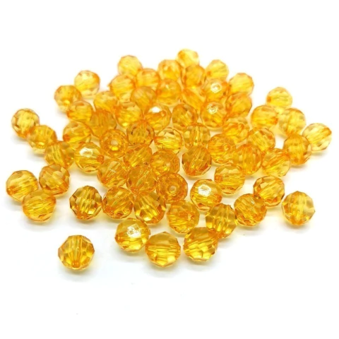 Bola acrilica facetada 8mm - comprar online