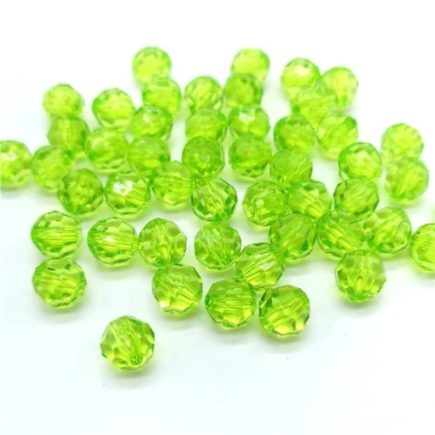 Bola acrilica facetada 8mm - loja online