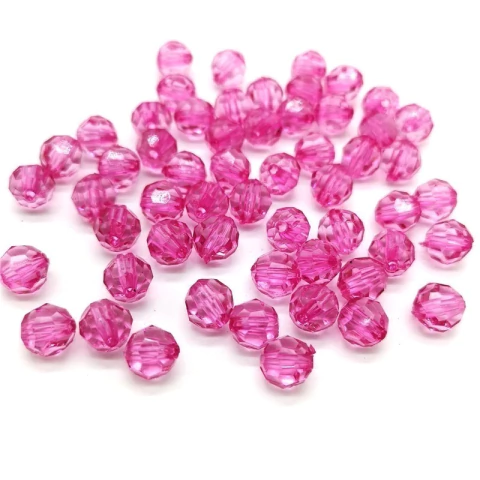 Bola Acrilica facetada 6mm - loja online