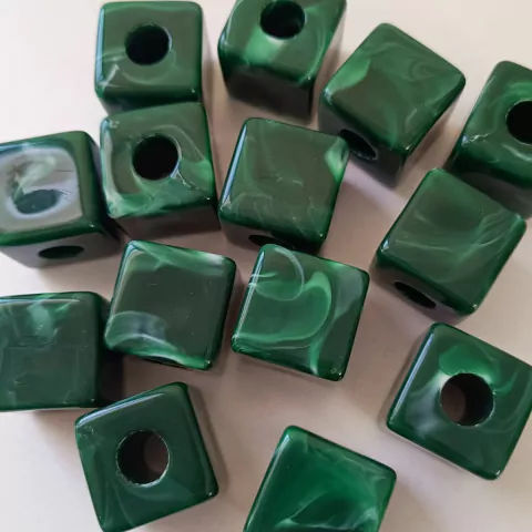 Acrilico cubo passante 19mm