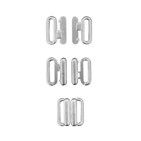 Fecho de metal para sutiã 15mm