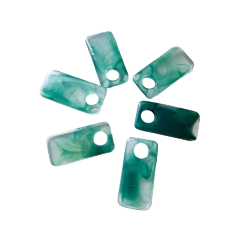 Pingente retangular 54x26mm