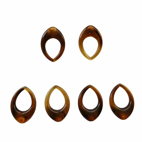 Gota de Acrílico 25mm x 40mm (Sem Furo)