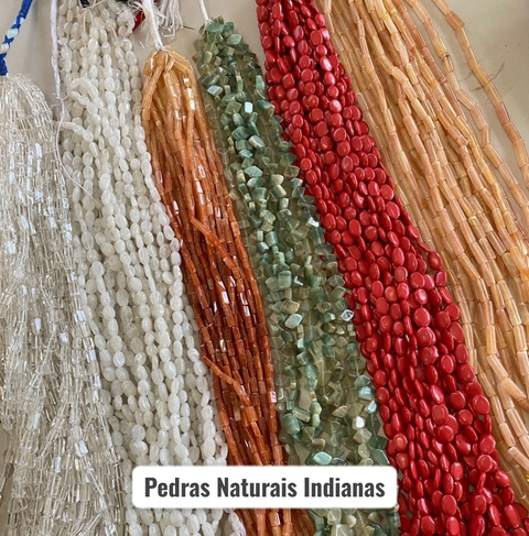 Fio de Pedra Rolada Natural Indiana - comprar online