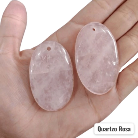 Pingente de Pedra Natural Oval - 5cm