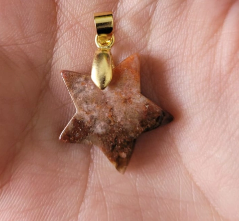 Pingente Estrela de Pedra Natural - comprar online