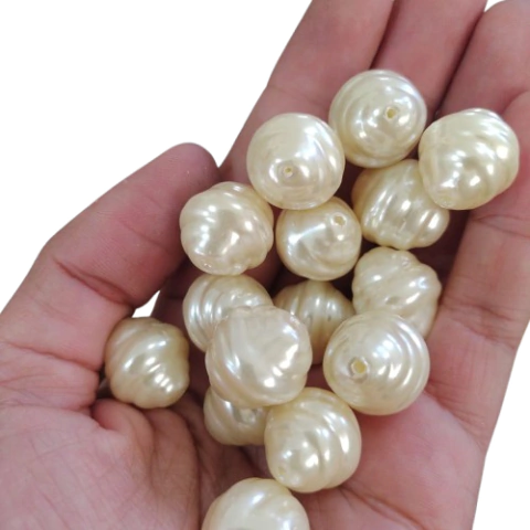 Pérola Irregular Colorida 15x18MM