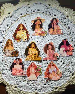 Meninas com Flores - Journal da Domi