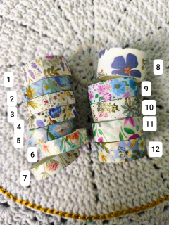 Washi Tape Broken Flowers na internet