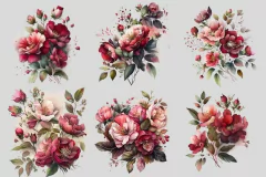 Flores Vermelhas - comprar online