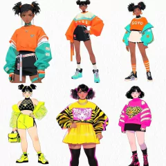 Girls Neon - Journal da Domi